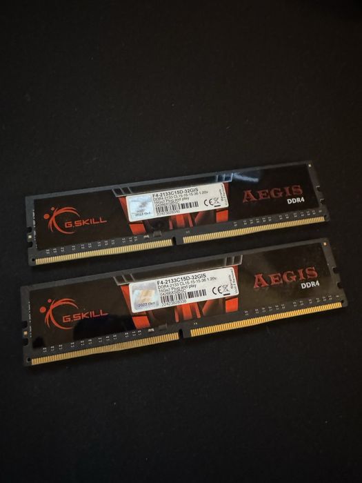 DDR4 32GB 2x16GB G.Skill Aegis 2133MHz RAM