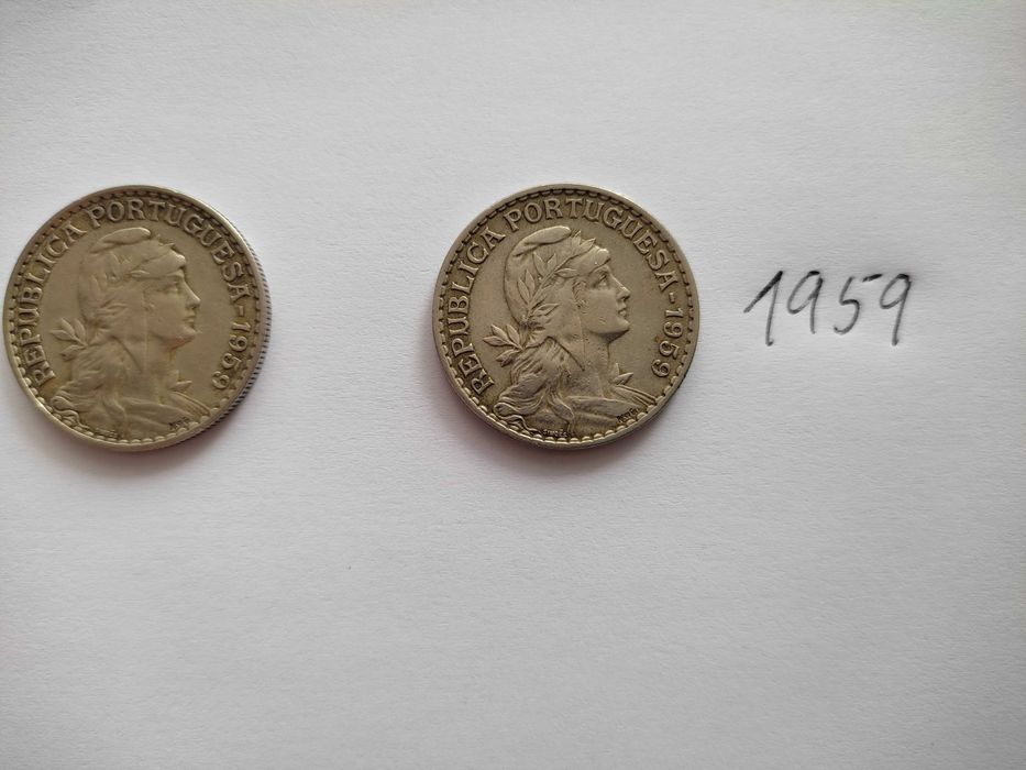 moedas da republica- 1 escudo 1959