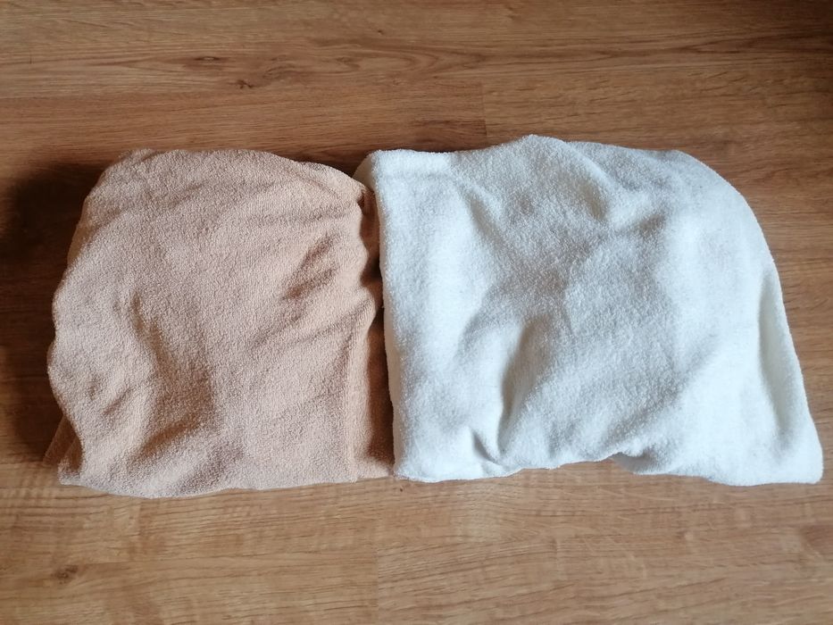 Prześcieradła z gumką frotte do łóżeczka 120x60