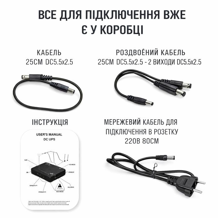 Безперебійник для роутера 20000mAh‼️ ДБЖ Ups Живлення для Інтернет