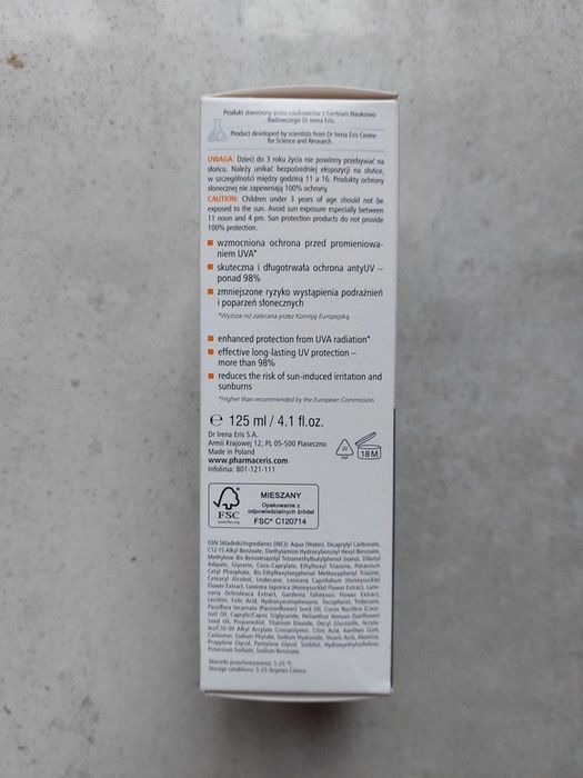 Pharmaceris S Dermo ochronny krem do twarzy i ciała Filtr SPF 50 125ml