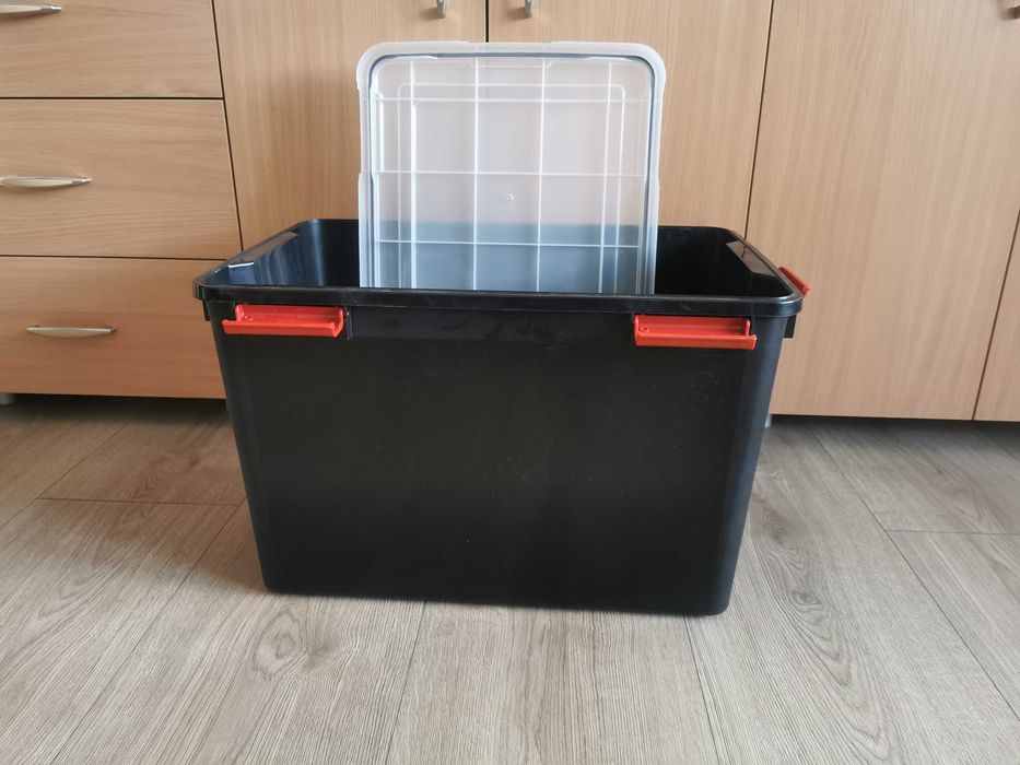 Pojemnik / pudło pojemność 80 l czarny