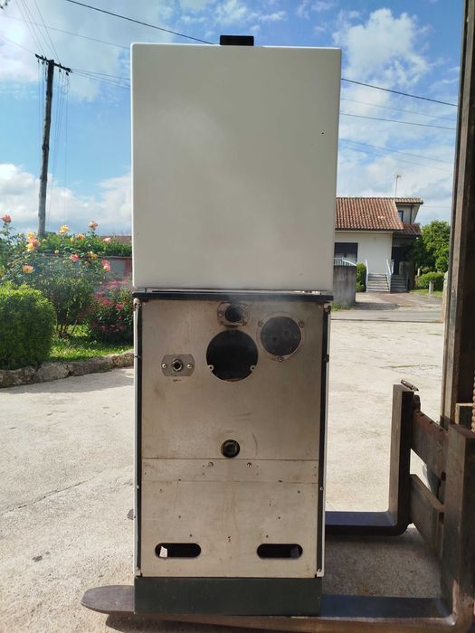 Fogão a lenha aquífero K158 Branco