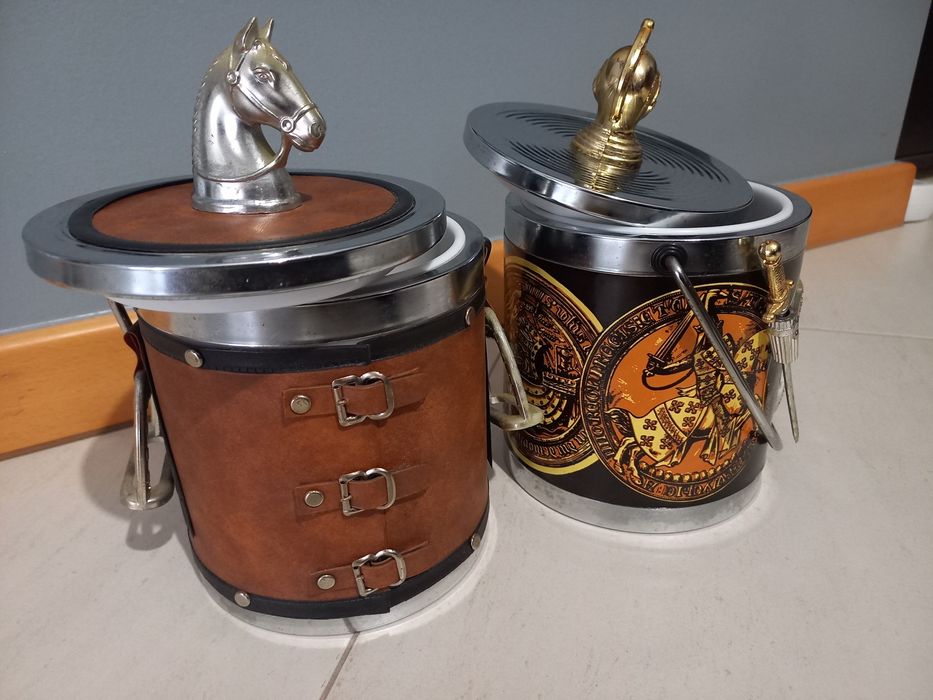 Baldes de gelo para colecção