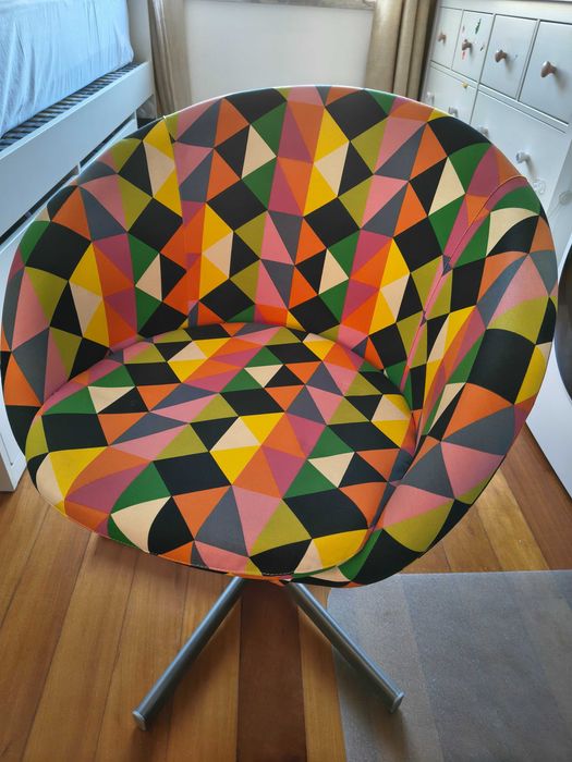 Cadeira escritório ikea colorida