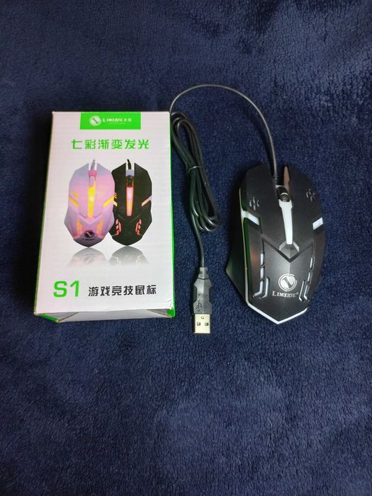 игровая компьютерная USB мышь Limeide S1 с RGB подсветкой