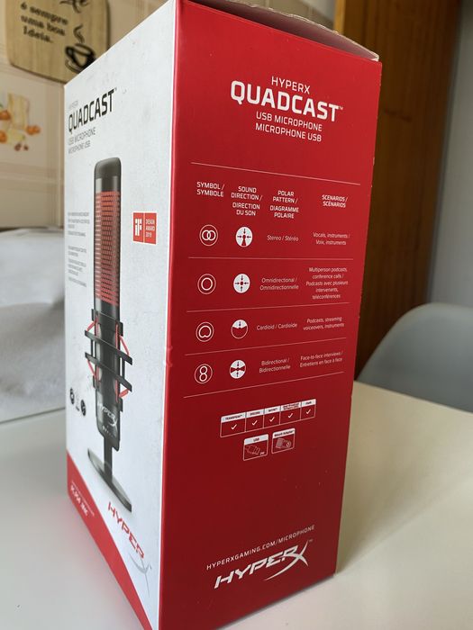 Microfone hyperx quadcast