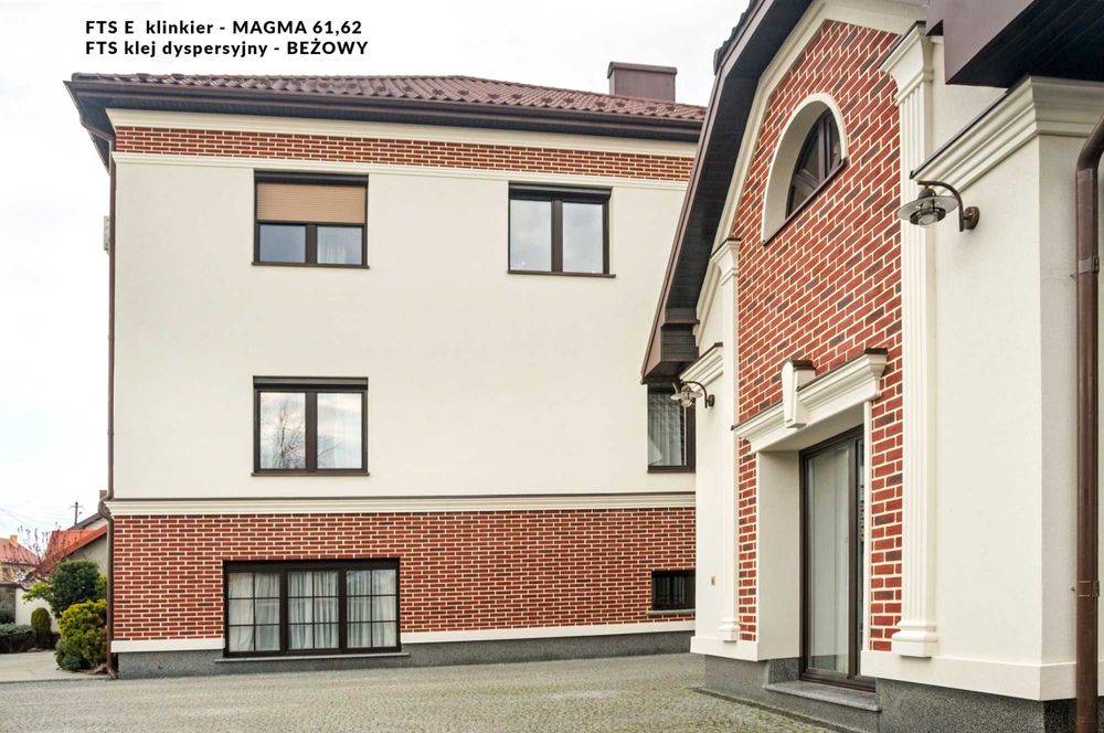 Cegła Cegiełka na elewacje docieplenia na styropian piękna WYPRZEDAŻ