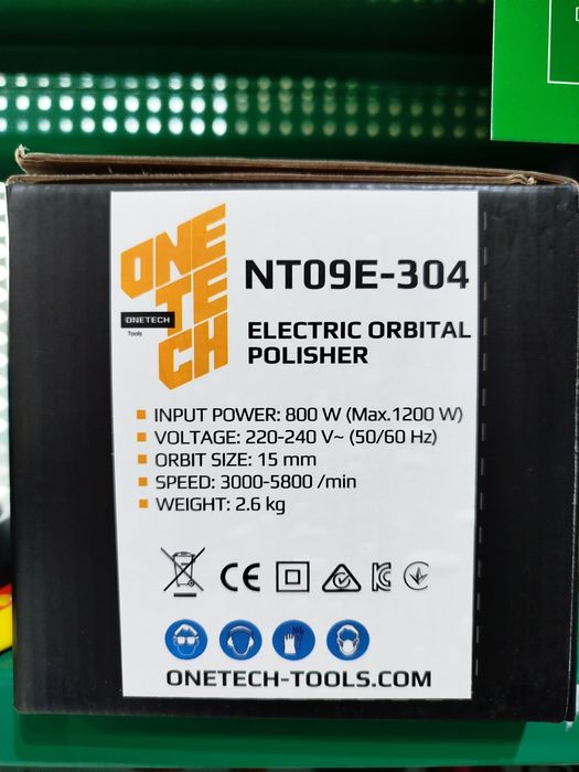 polerka mimośrodowa (Dual Action / DA) marki ONETECH (ONE).
