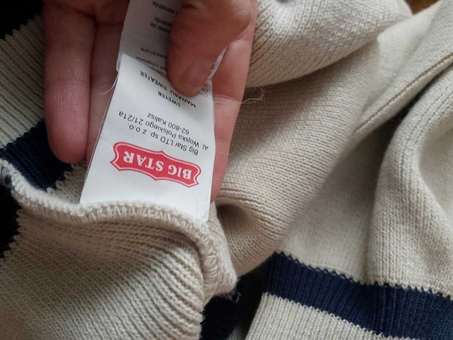sweter męski kardigan xxl