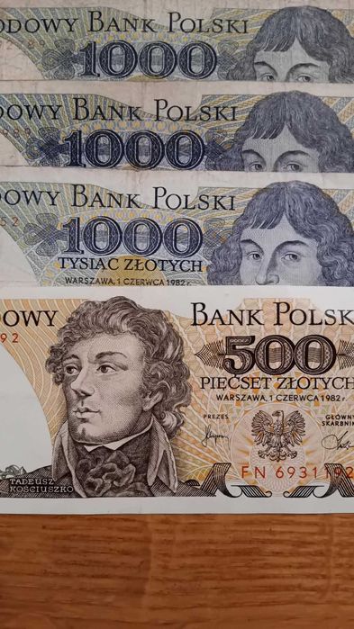 Sprzedam banknoty  z Polski
