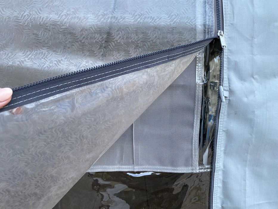 300cm Głęboki Przedsionek do przyczepy Hypercamp 805 - 830 PVC+Akryl