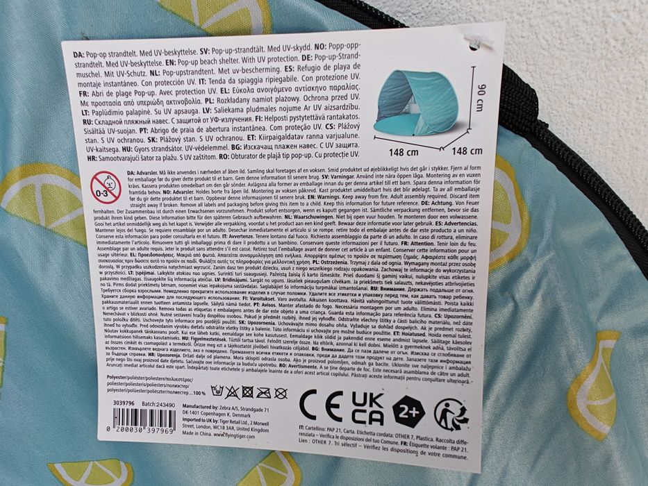 Protetor pop de praia