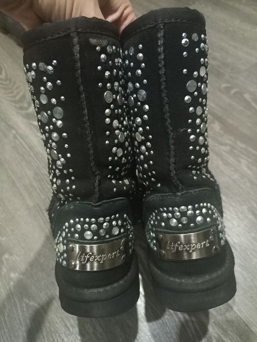 Уггі натуральний замш, утеплені, 38-38.5р