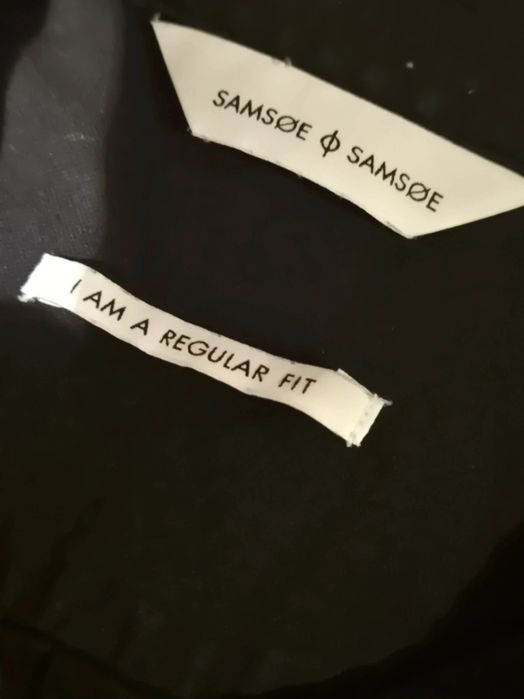 Czarna koszula Samsoe Samsoe rozm S Samsøe  Samsøe