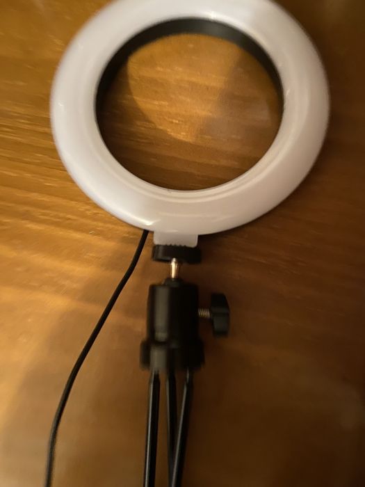 Ring light com três cores NOVO