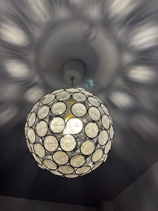 Lampa ikea Smult krysztalki