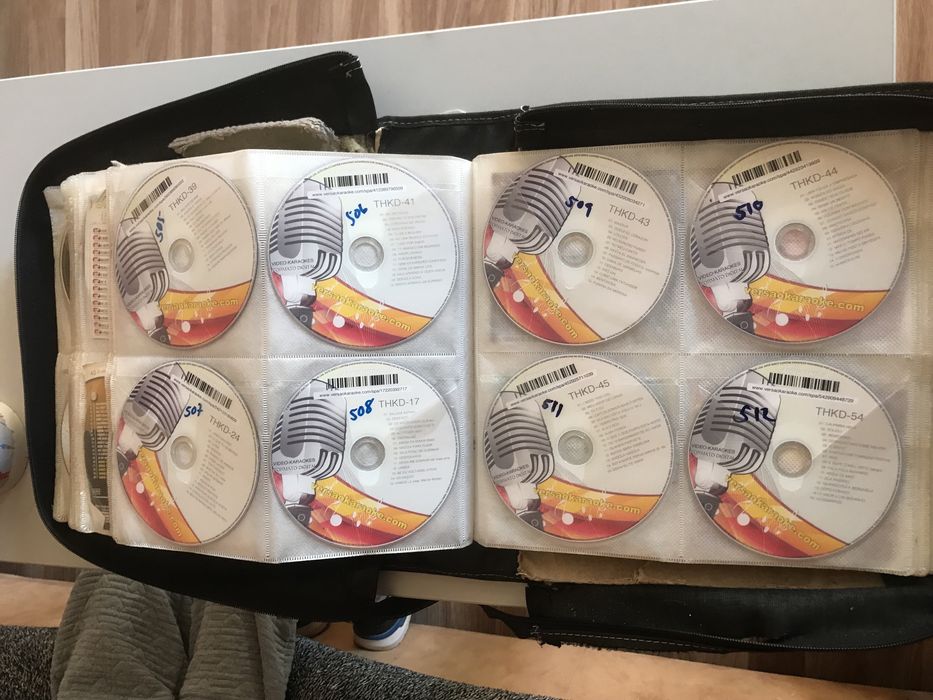 Karaoke rack completa com 160 cds karaoke