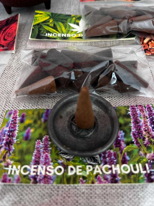 7 pacotes incenso 100% ecológico – vários aromas