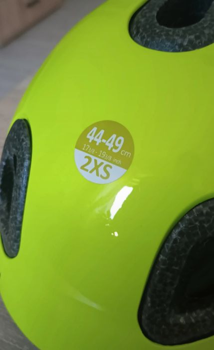 Kask rowerowy 500 Fluo baby Btwin