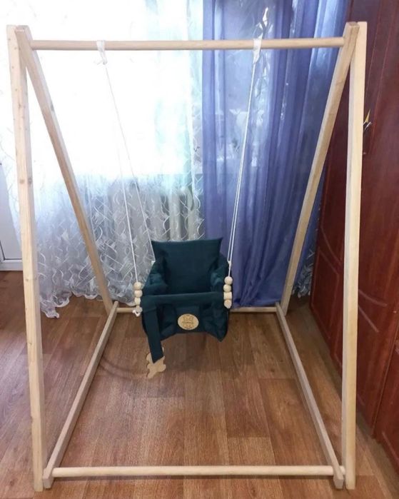 Гойдалка деревʼяна дитяча