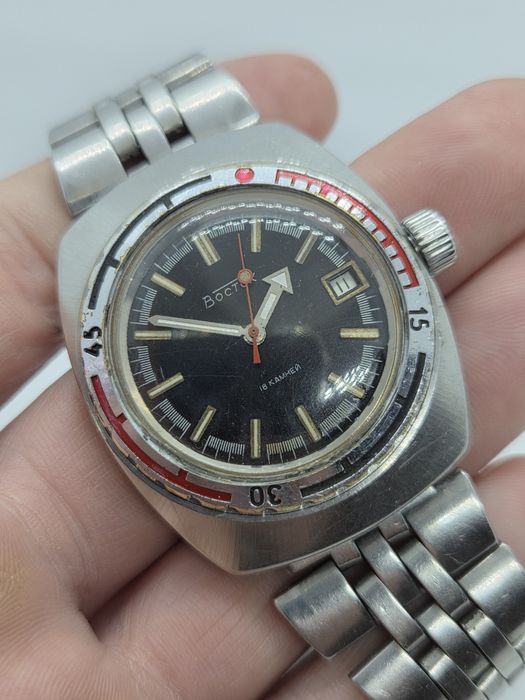 Zegarek Wostok Amfibia beczka CCCP