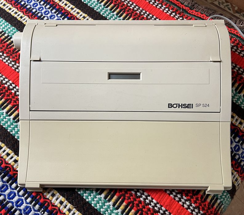 Maquina de escrever electrica bohsei sp 520