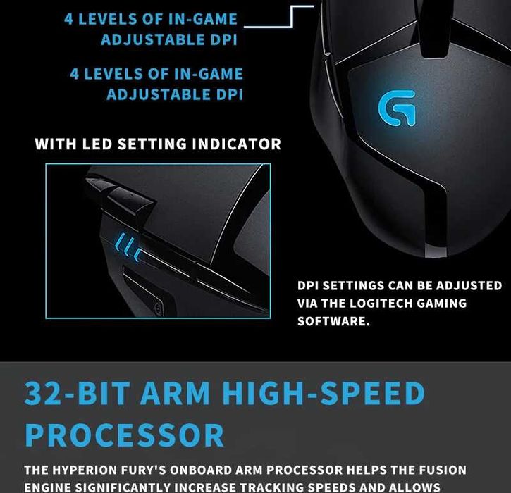 Rato gaming Logitech G402