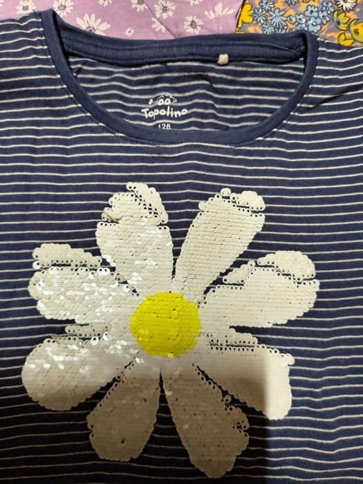 Zestaw bluzeczek Sinsay, Next, Topolino roz. 134-140