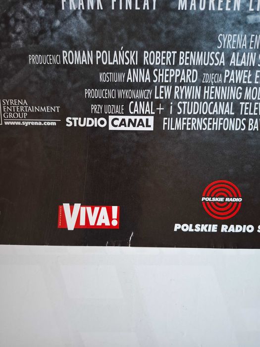Plakat filmowy oryginalny - Pianista