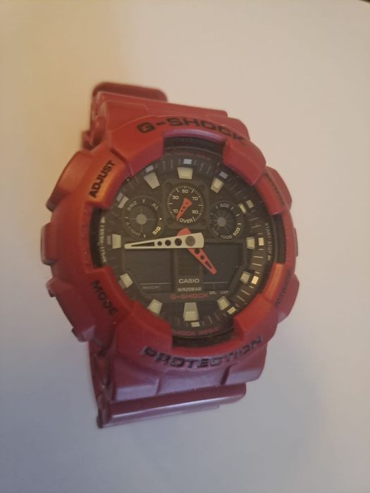 Casio G-Shock GA-110 / Red Edition – pancerny, masywny, 20BAR!