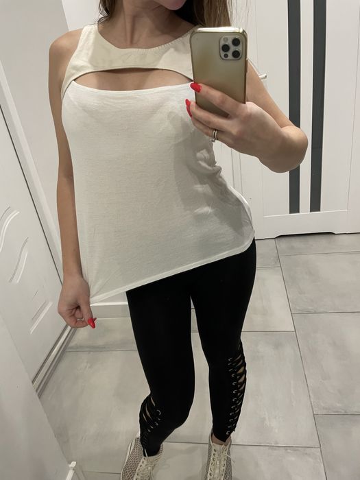 Top na ramiączkach Zara roz M