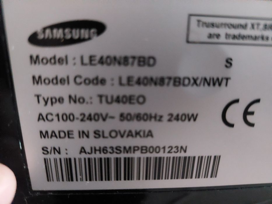 Телевізор Samsung LE40N87BD
