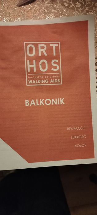 Balkonik rehabilitacyjny nowy