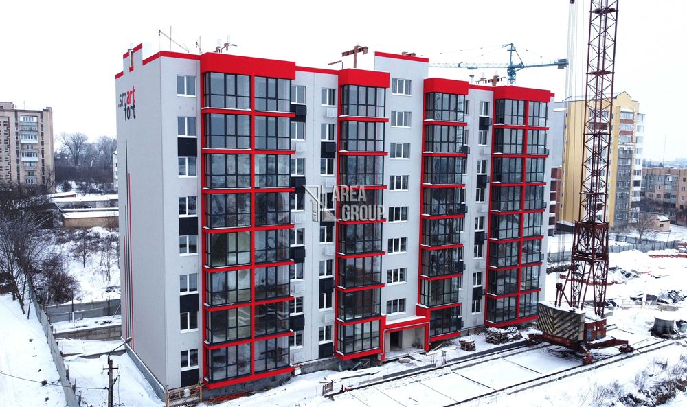 Класна 1-кімнатна квартира в збудованому будинку Smart Fort Мікрорайон