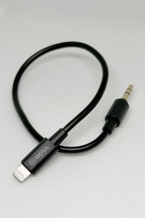 Mikrofon krawatowy BOYA BY-M2 - iPhone (lighting)