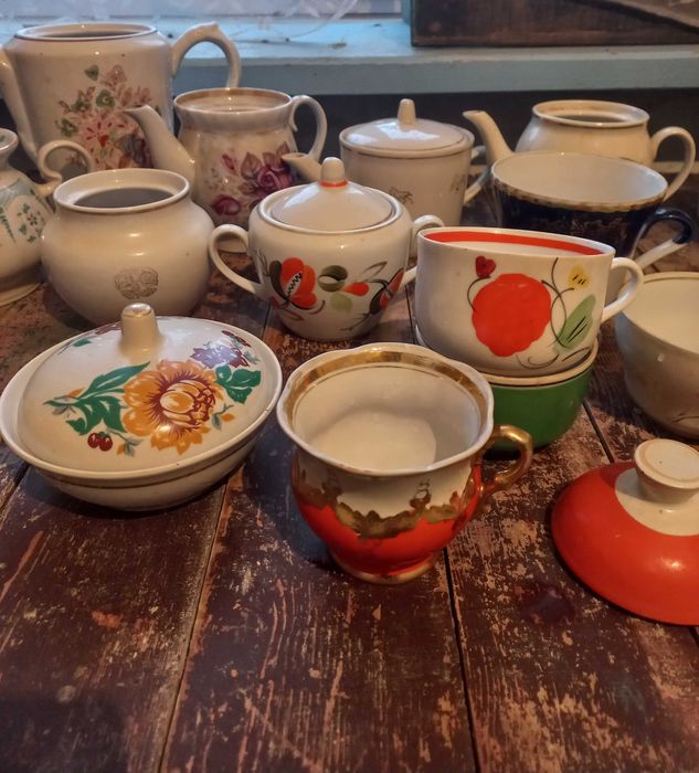 Фарфор радянський посуд заварник молочник