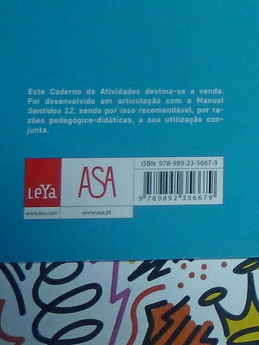 Caderno de atividades Português 12.º ano