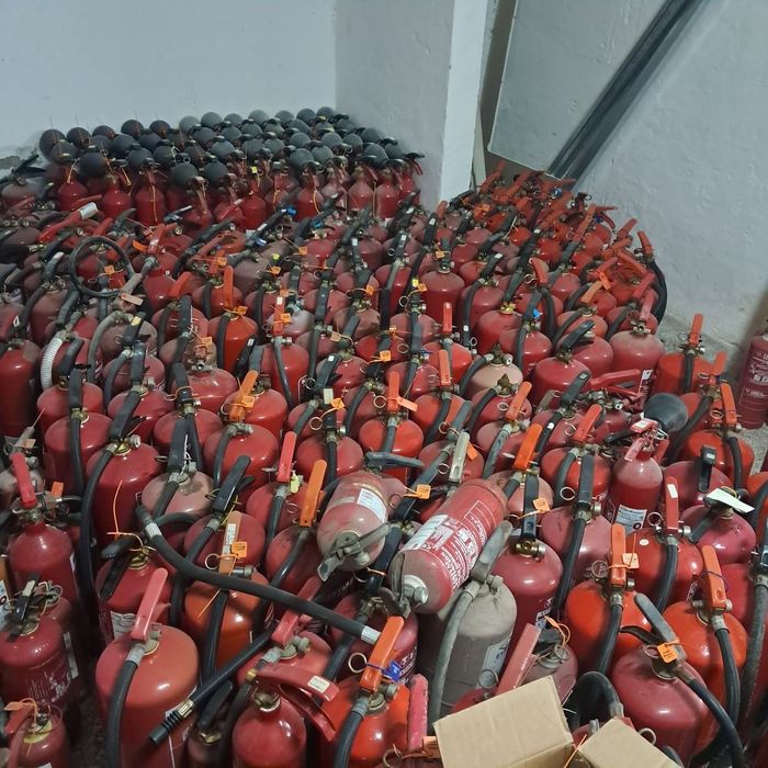 Extintores formação/ sucata