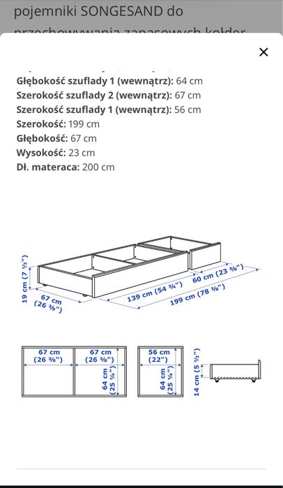 Pojemnik na pościel IKEA