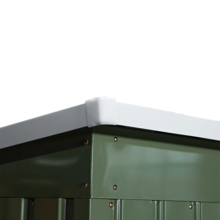 Abrigo de Jardim 213x130x173 cm em Aço Galvanizado