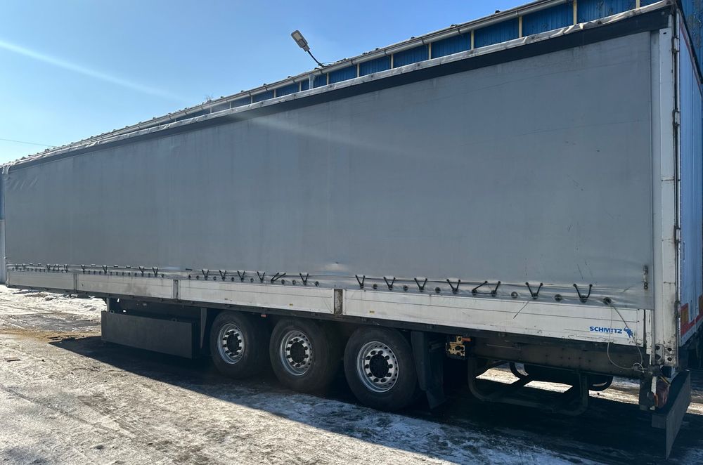 Schmitz Cargobull BURTOFIRANKA EDSCHA SAF OŚ PODNOSZONA DUŻE DRZWI ALUMINIOWE Z TYŁU KOSZ PALETOWY OPONY:90% 2008r WAGA:6889kg BURTY ALUMINIOWE  Burtofiranka Saf Oś Podnoszona Kosz Paletowy Opony:80% Burty Aluminiow
