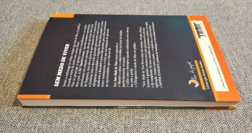 Livro "Sem medo de viver" Harriet Lerner