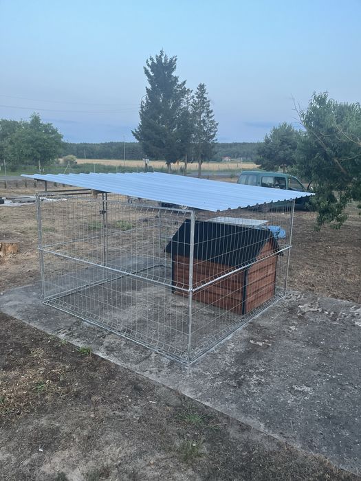 Kojec dla psa, stalowe huśtawki