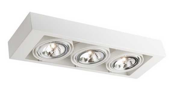 Plafon potrójny Koga – Biały