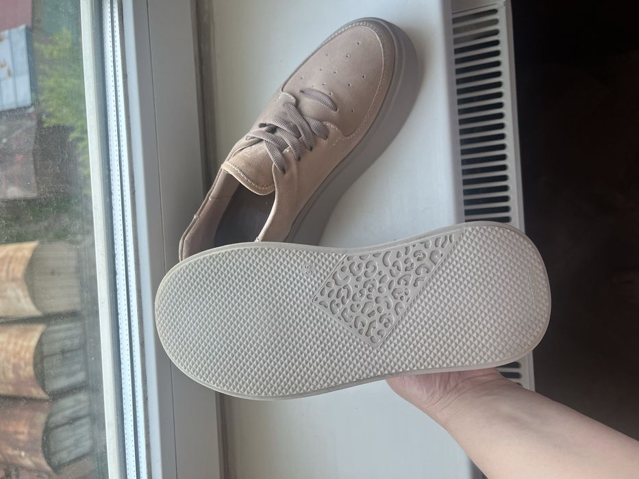 Кеди із замшу на високій підошві, трендові кеди