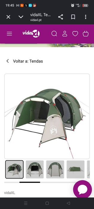 Tenda nova, nunca usada