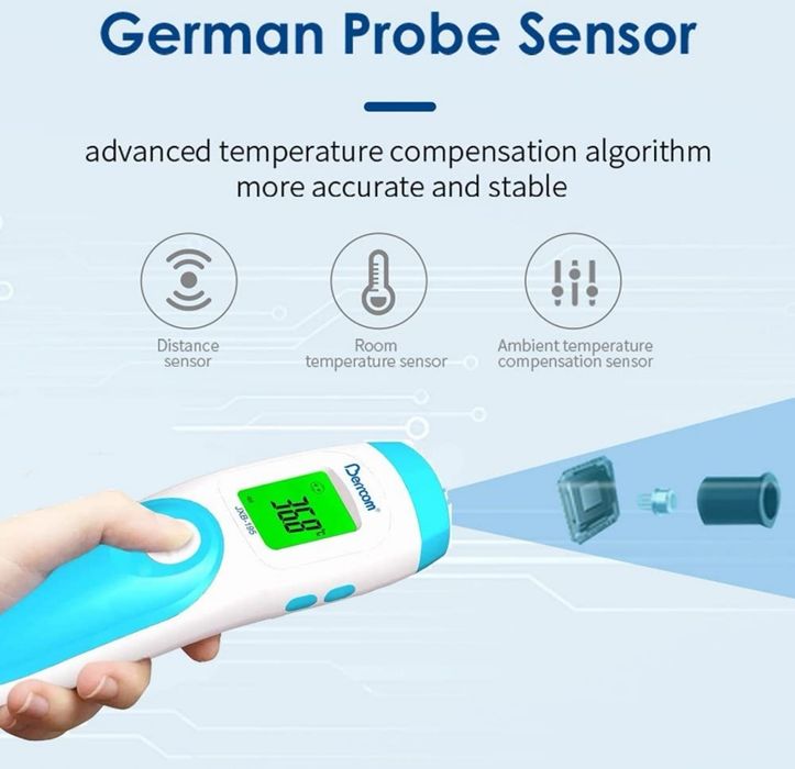 Berrcom JXB-195 Termometr na podczerwień, bezdotykowy