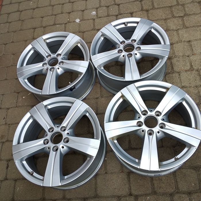 alufelgi jak Nowe Dezent z czujnikami 4 szt 17 cali Oryginał Mercedes VW Audi Skoda