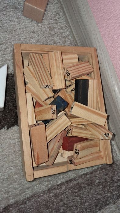 Кубики дерев'яні,набір